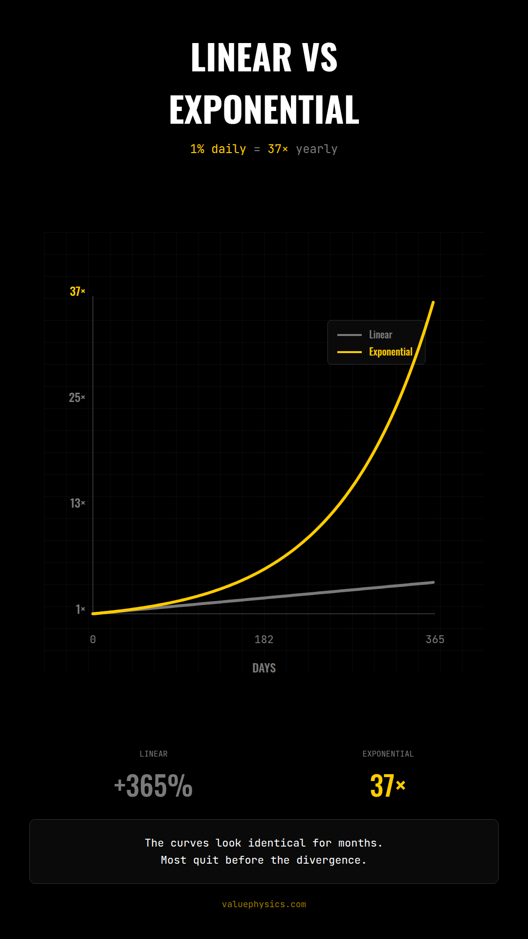Linear vs Exponential - Portrait